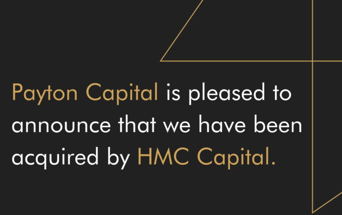 Payton Capital Acquisition by ASX Listed HMC Capital